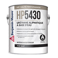 Uréthane aliphatique à base d’eau Haute performance, fini mat