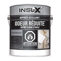 Apprêt à base d'huile à odeur réduite