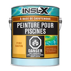 Peinture à base de caoutchouc pour piscines - satin
