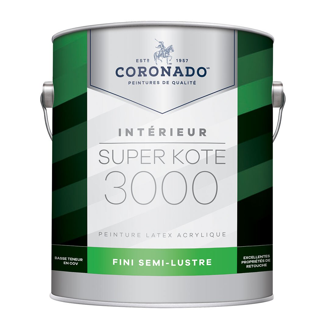 Peinture d'intérieur Super Kote 3000 - Fini semi-lustre