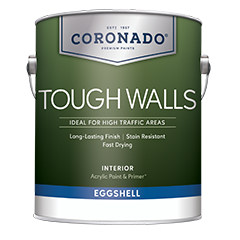 Tough Walls Acrylic Paint & Primer - Eggshell