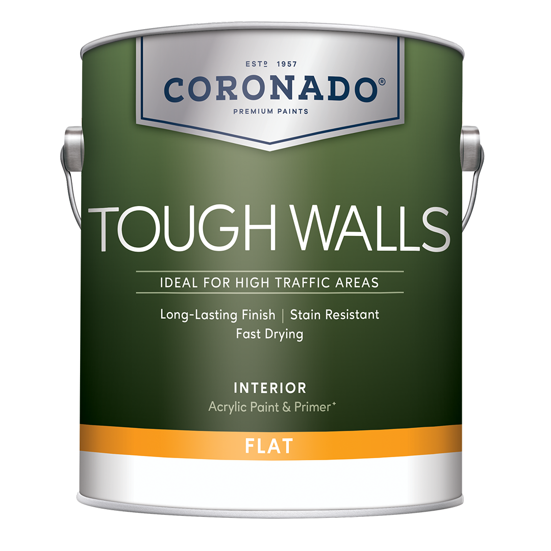 Tough Walls Acrylic Paint & Primer - Flat