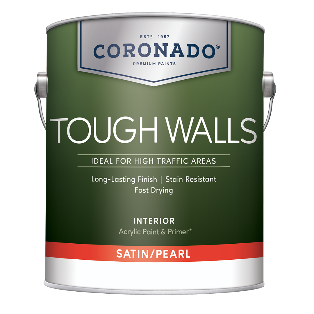 Tough Walls Acrylic Paint & Primer - Satin/Pearl