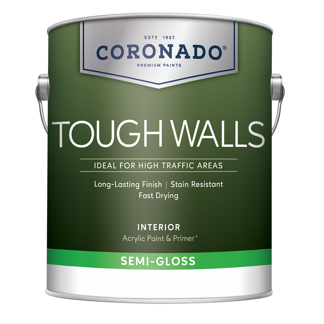 Tough Walls Acrylic Paint & Primer - Semi-Gloss