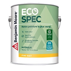 Peinture d'intérieur Eco Spec - Fini mat