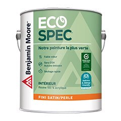 Peinture d'intérieur Eco Spec - Fini satin/perle 