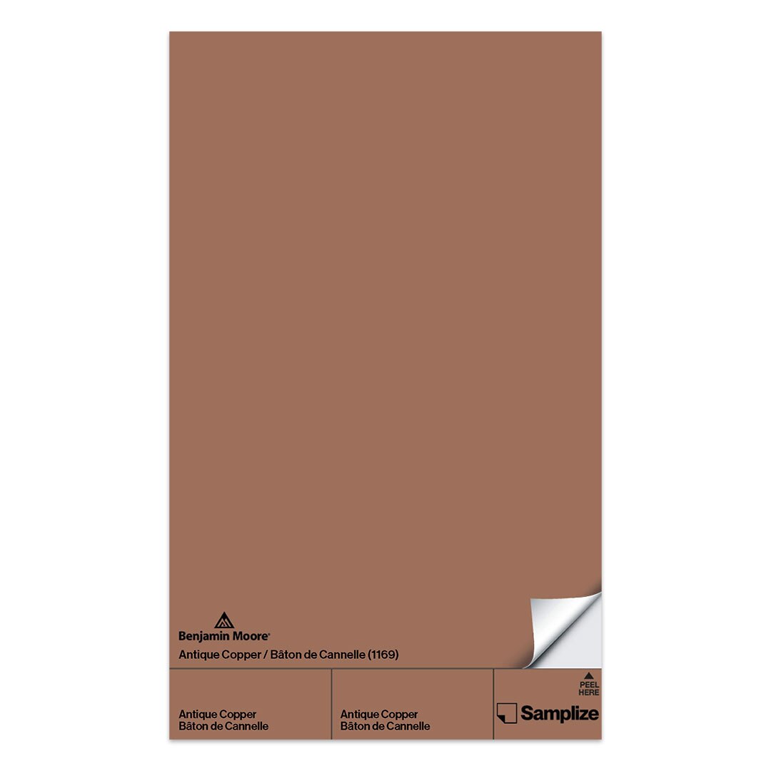 Peel-and-Stick Paint Sample Antique Copper 1169