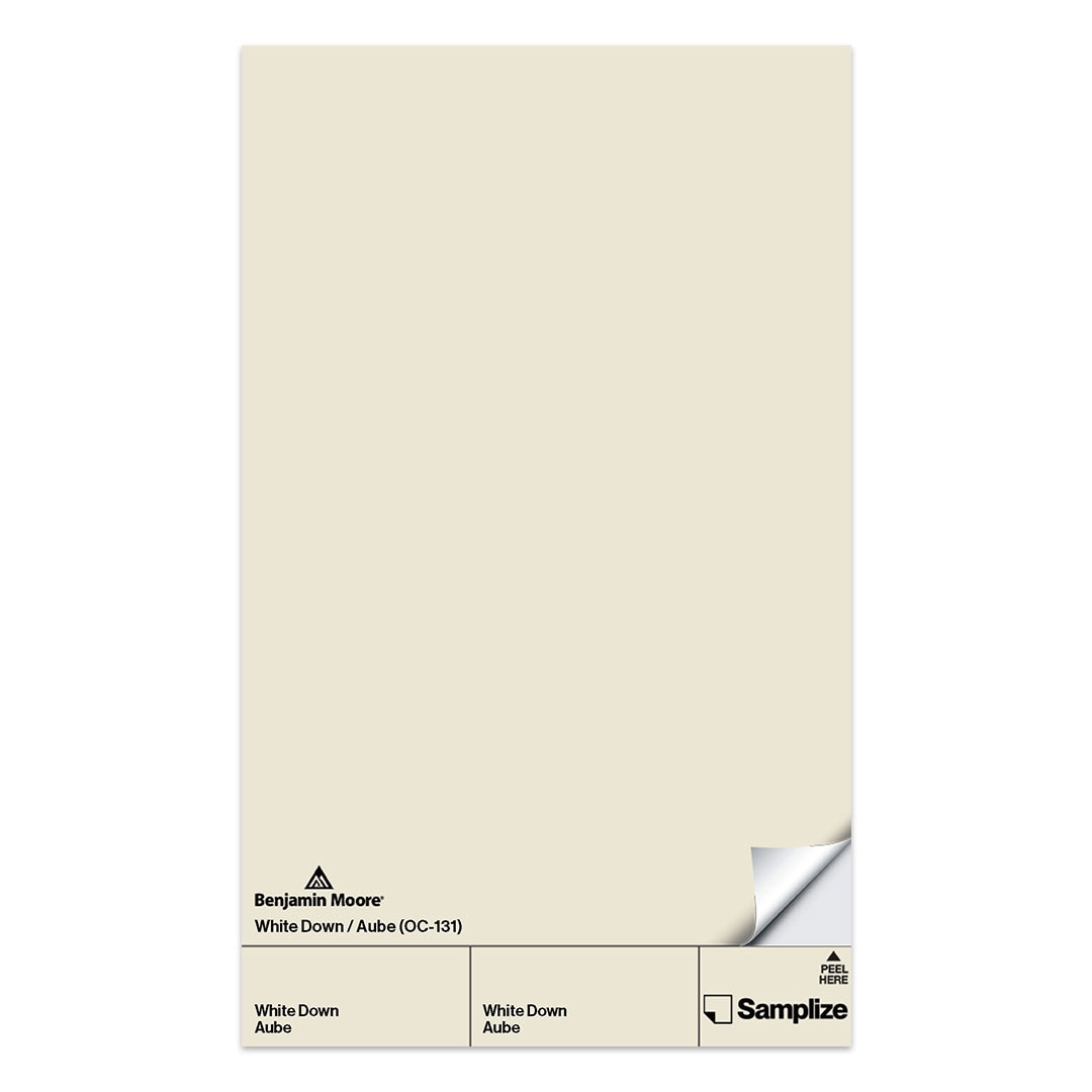 Peel-and-Stick Paint Sample White Down OC-131
