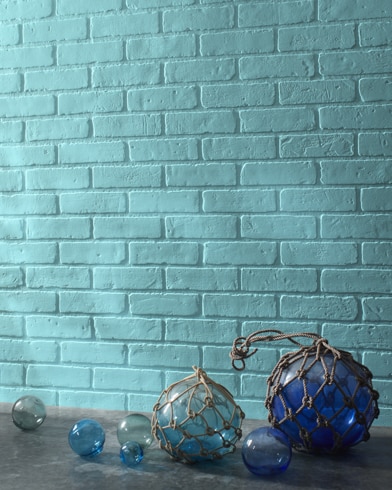 Painted wall with Pool Blue 2052-50