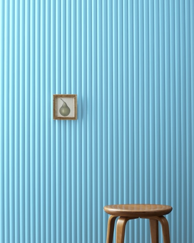 Painted wall with Aquarium Blue 2058-50