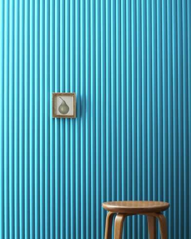 Painted wall with Cool Blue 2058-40