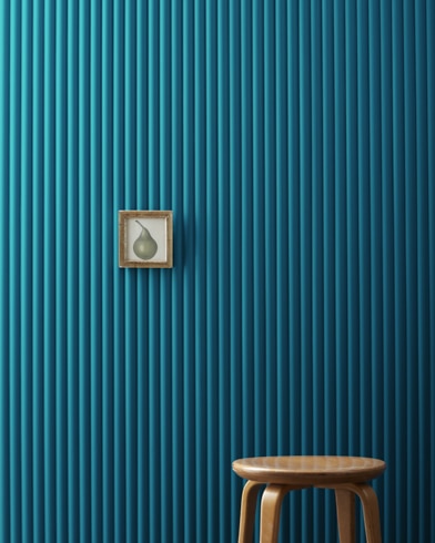 Painted wall with Slate Teal 2058-20