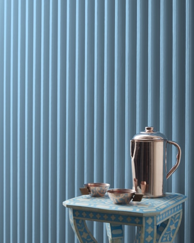 Painted wall with Faded Denim 795