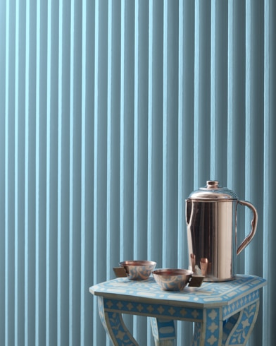 Painted wall with Turquoise Haze 2060-60