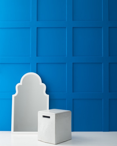 Painted wall with Brilliant Blue 2065-30