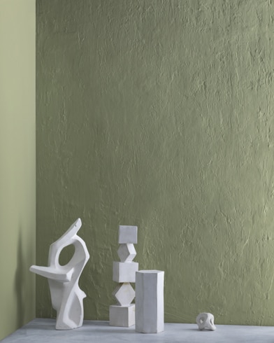 Painted wall with Gal�pagos Green 475