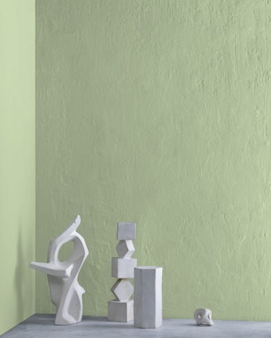 Painted wall with Sherwood Green HC-118