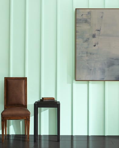Painted wall with Refreshing Teal 2039-70