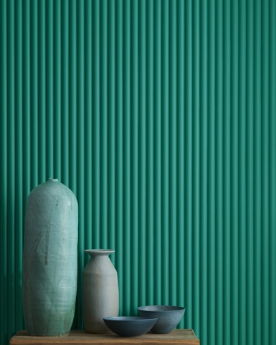 Painted wall with Geddy Verdigris CW-550