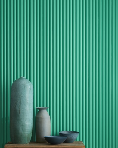 Mur peint en Vert le Paradis 2038-50