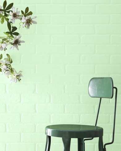 Painted wall with Citra Lime 2032-60