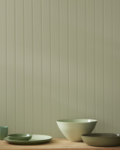 Painted wall with Cypress Green 509