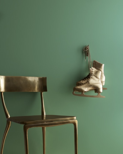 Painted wall with Fairmont Green HC-127
