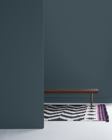 Painted wall with Brush Blue CW-675