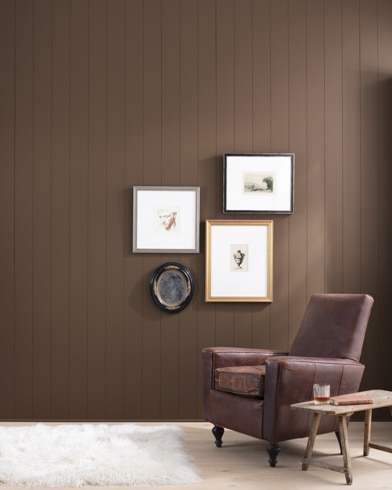 Painted walls with Dark Chocolate CSP-270