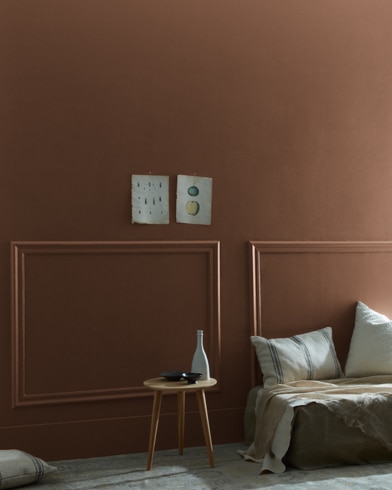 Painted wall with Deep Taupe 2111-10