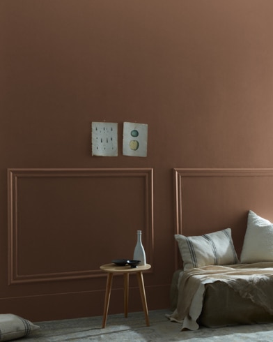 Painted wall with Grizzly Bear Brown 2111-20