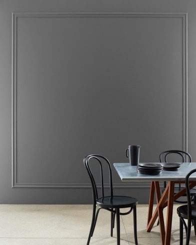 Painted wall with Gray 2124-70