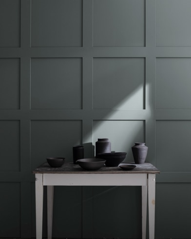Painted wall with Bracken Slate CW-690