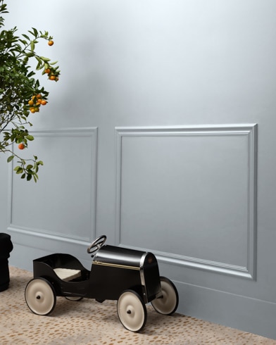 Painted wall with Metallic Silver 2120-20