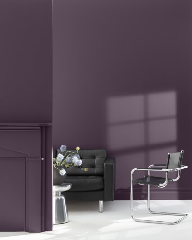 Painted wall with Black Raspberry 2072-20
