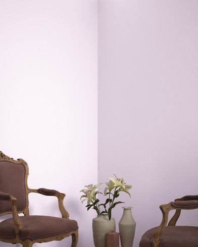 Painted wall with Spring Lilac 1388