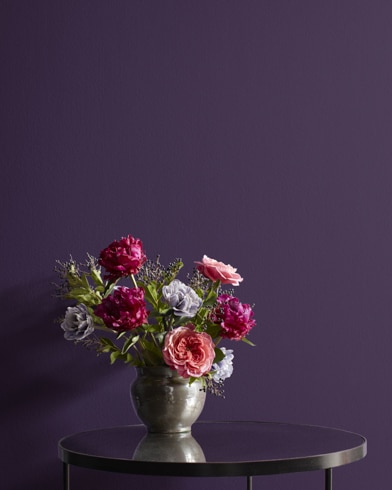 Painted wall with Exotic Purple 2071-10
