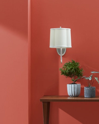 Painted wall with Paper Lantern CSP-1150