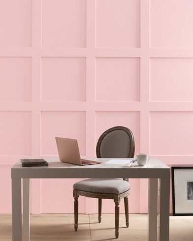 Painted wall with Petunia Pink 1276
