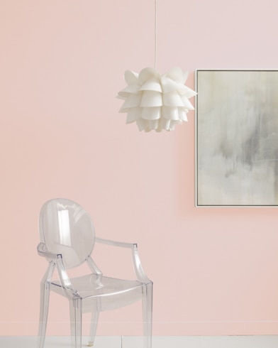 Painted wall with Pleasant Pink 2094-60