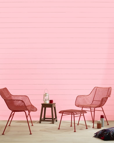 Painted wall with Light Chiffon Pink 2000-60