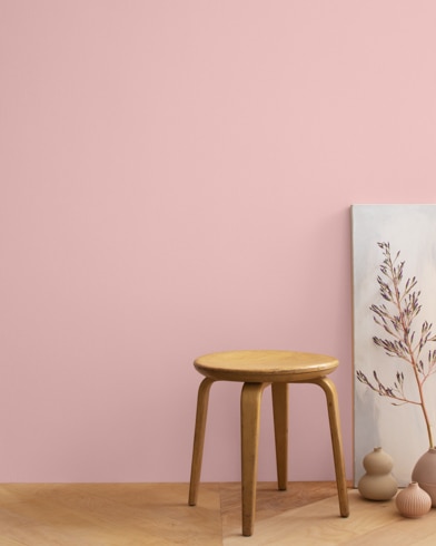 Painted wall with Camellia Pink 2093-50