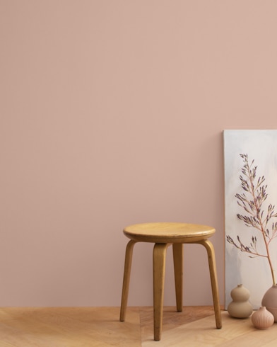 Painted wall with Monticello Rose HC-63