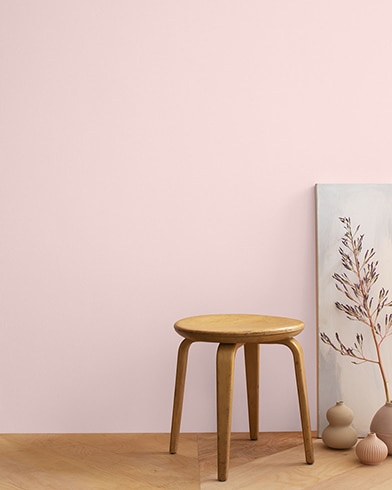 Painted wall with Playful Pink 2093-60