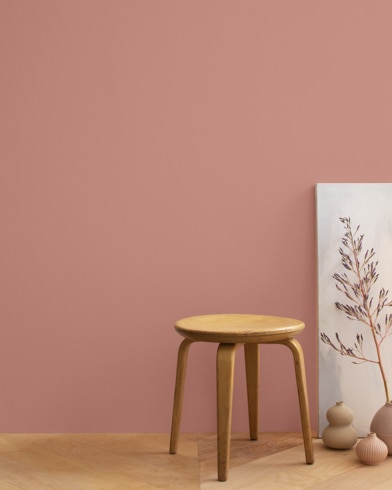 Painted wall with Soft Cranberry 2094-40