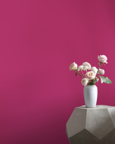 Painted wall with Foxglove Bloom 2077-20