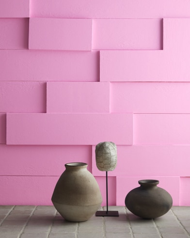 Painted wall with Easter Pink 2076-50