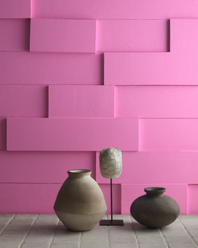 Painted wall with Raspberry Mousse 2076-40