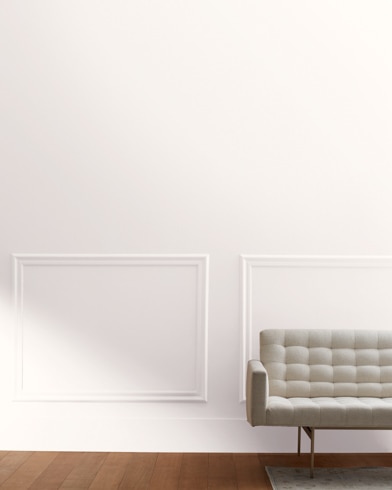 Painted wall with White Opulence 879
