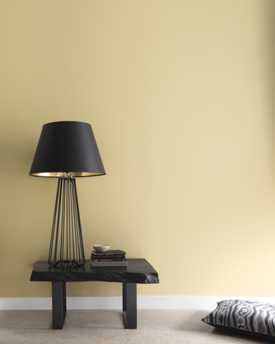Painted wall with Heirloom Gold 255
